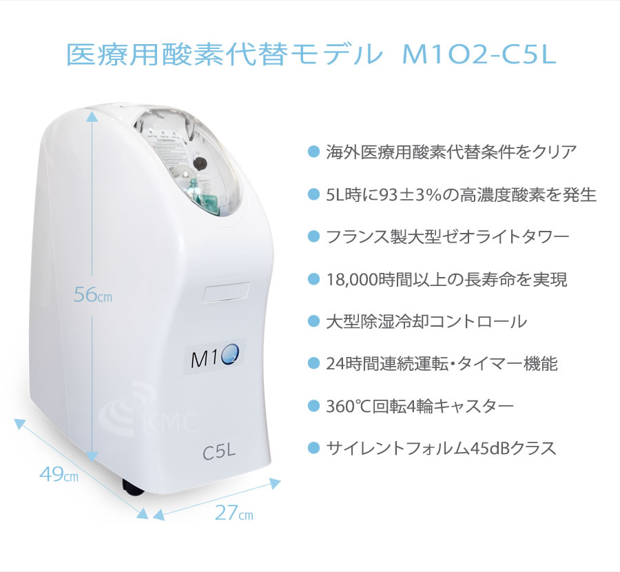 医療用酸素代替モデル M1O2-C5L